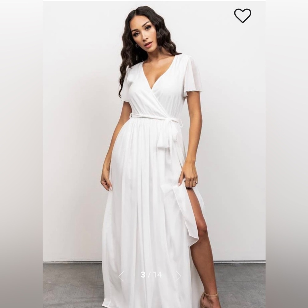 Baltic Born Kristina maxi dress in white